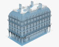 Європейська будівля 3D модель
