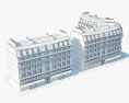 Parisian building 3d model