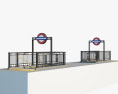 伦敦地铁入口 3D模型