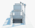 Вхід у Нью-Йоркське метро 3D модель