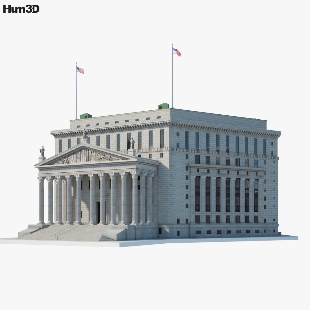 New York County Courthouse 3D model