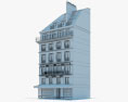 Europäisches Gebäude V02 3D-Modell