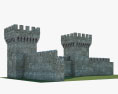 Mura medievali Modello 3D