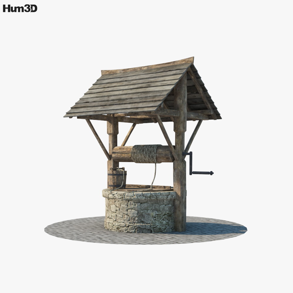 Pozzo medievale Modello 3D