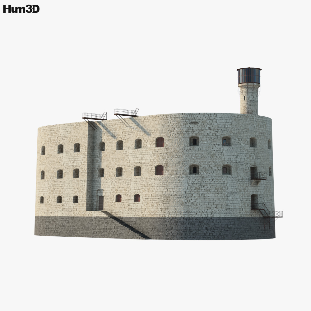 Fort Boyard 3D model