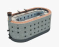 布瓦亚尔堡垒 3D模型