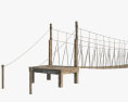 Puente de cuerda Modelo 3D