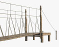 Ponte de corda Modelo 3d