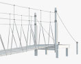 绳桥 3D模型