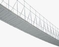 Rope bridge 3d model