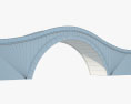 Steinbrücke 3D-Modell