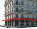 Café parisien Modèle 3d