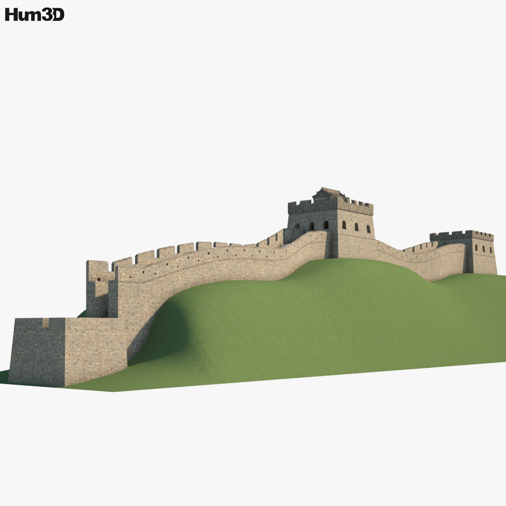 Great Wall of China 3d model