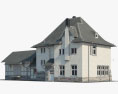 Старий європейський заміський будинок 3D модель