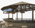 Beach bar 3d model