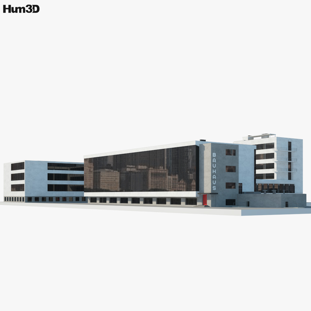 Bauhaus Dessau 3D model