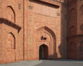 Fuerte rojo de Delhi Modelo 3D