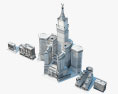 アブラージュ・アル・ベイト・タワーズ 3Dモデル