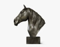 Horse Head Sculpture Modelo 3d