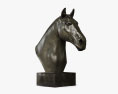 Horse Head Sculpture Modèle 3d