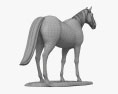 馬の彫刻 3Dモデル