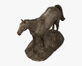 Scultura di cavallo Modello 3D