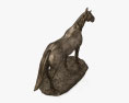 Скульптура лошади 3D модель