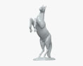 Rearing Horse Sculpture Modelo 3d