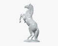 Rearing Horse Sculpture Modello 3D