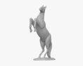 Rearing Horse Sculpture 3D-Modell