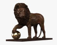 Scultura del leone Modello 3D