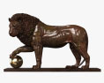 Escultura de leão Modelo 3d