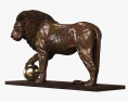 ライオンの彫刻 3Dモデル