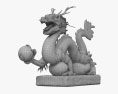 Feng shui dragon 3D-Modell