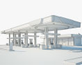 Jio-bp gas station 3d model