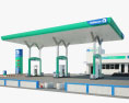Reliance gas station 3d model
