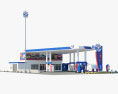 Hindustan Petroleum ガソリンスタンド 3Dモデル