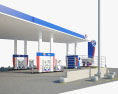 Hindustan Petroleum Stazione di servizio Modello 3D