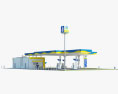 Bharat-Petroleum Posto de gasolina Modelo 3d