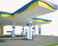 Bharat-Petroleum автозаправна станція 3D модель