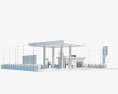 Essar gas station 3d model