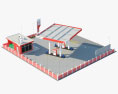 Essar 加油站 3D模型