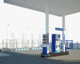 Nayara gas station 3d model
