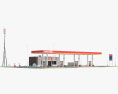 Circle K gas station 3d model