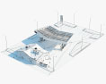 Conoco автозаправна станція 3D модель