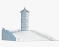 Pilsum Lighthouse 3Dモデル