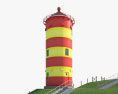 Pilsum Lighthouse Modelo 3d