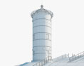 Pilsum Lighthouse 3Dモデル
