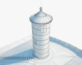 Faro di Pilsum Modello 3D