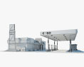 Citgo ガソリンスタンド 3Dモデル
